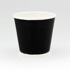 嘉盈轩横纹咖啡杯9A260G防烫纸杯一次性纸杯子出口纸杯厂家直供